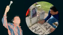 En la foto: Diomedes Díaz, Elver Díaz