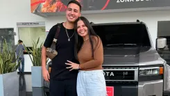 En la foto: Martín Elías Jr. y su mamá Caya Varón